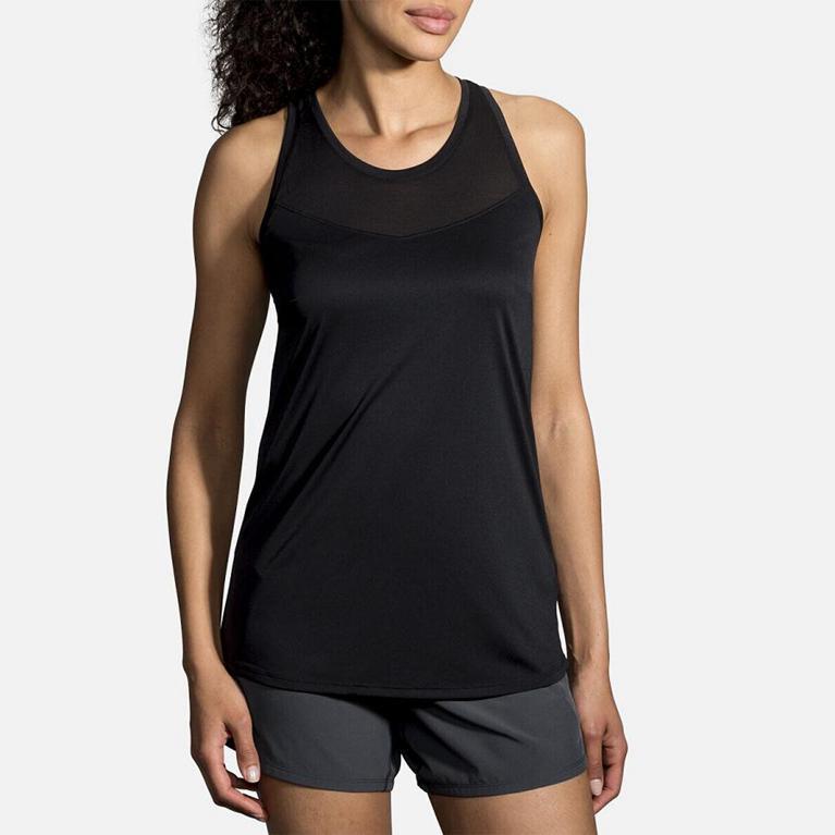 Brooks Stealth - Womens Running Tank Top - Grey (93157KVQR)